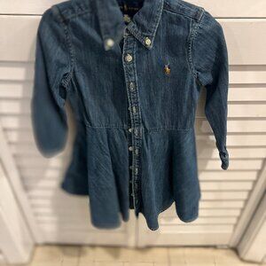 3T  Girl Ralph Lauren Jean Dress